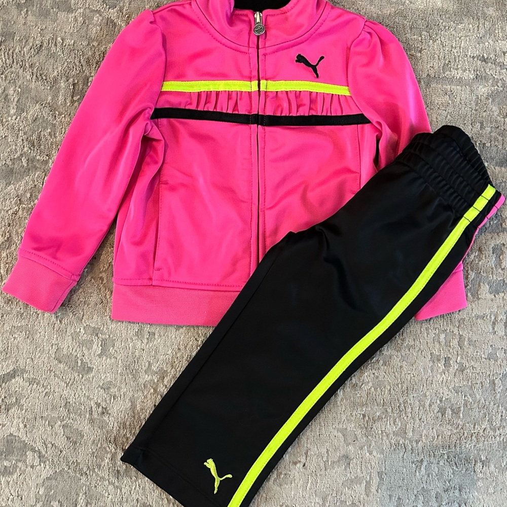 Puma Pink Jacket set